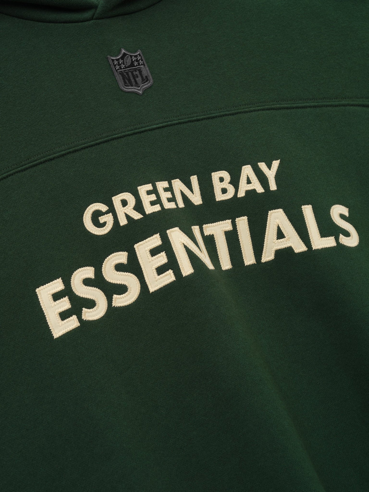 Fear of God Essentials Packers 90s Relaxed Hoodie Forest - Im Your Wardrobe