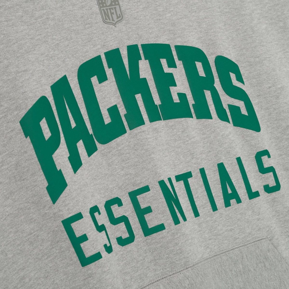 Fear of God Essentials Packers Sport Crewneck Concrete Heather - Im Your Wardrobe