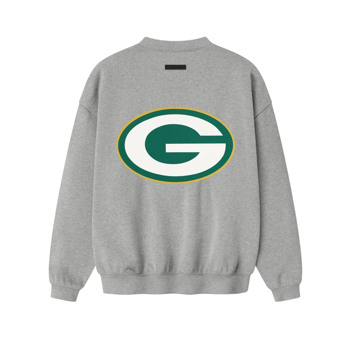 Fear of God Essentials Packers Sport Crewneck Concrete Heather - Im Your Wardrobe