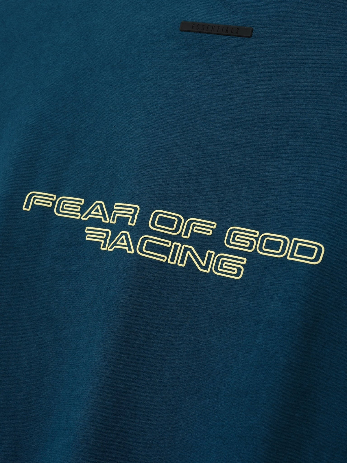 Fear of God Essentials Panelled Modern Longsleeve Tee Washed Night Sea - Im Your Wardrobe
