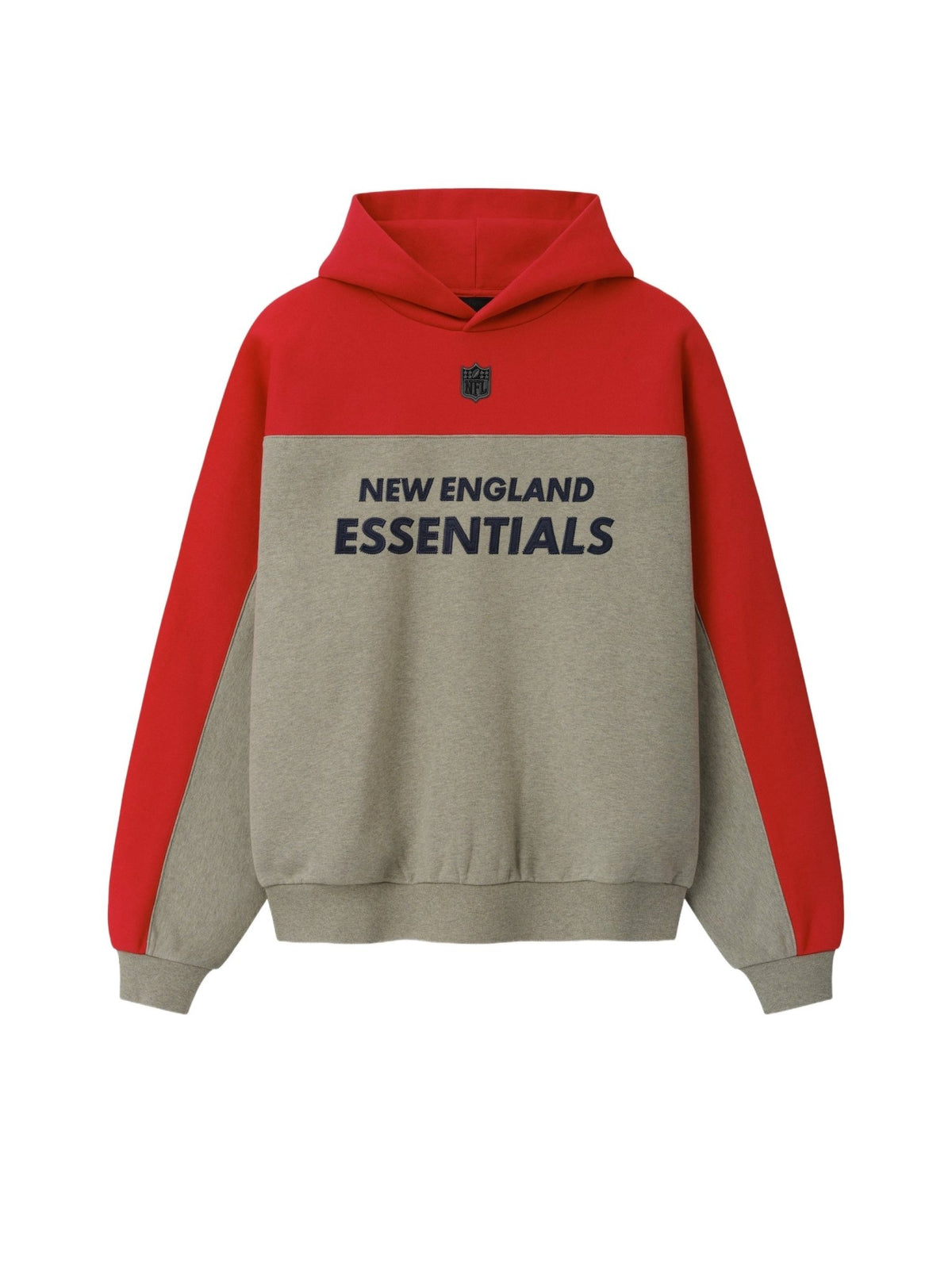 Fear of God Essentials Patriots 90s Relaxed Hoodie Seal Heather - Im Your Wardrobe