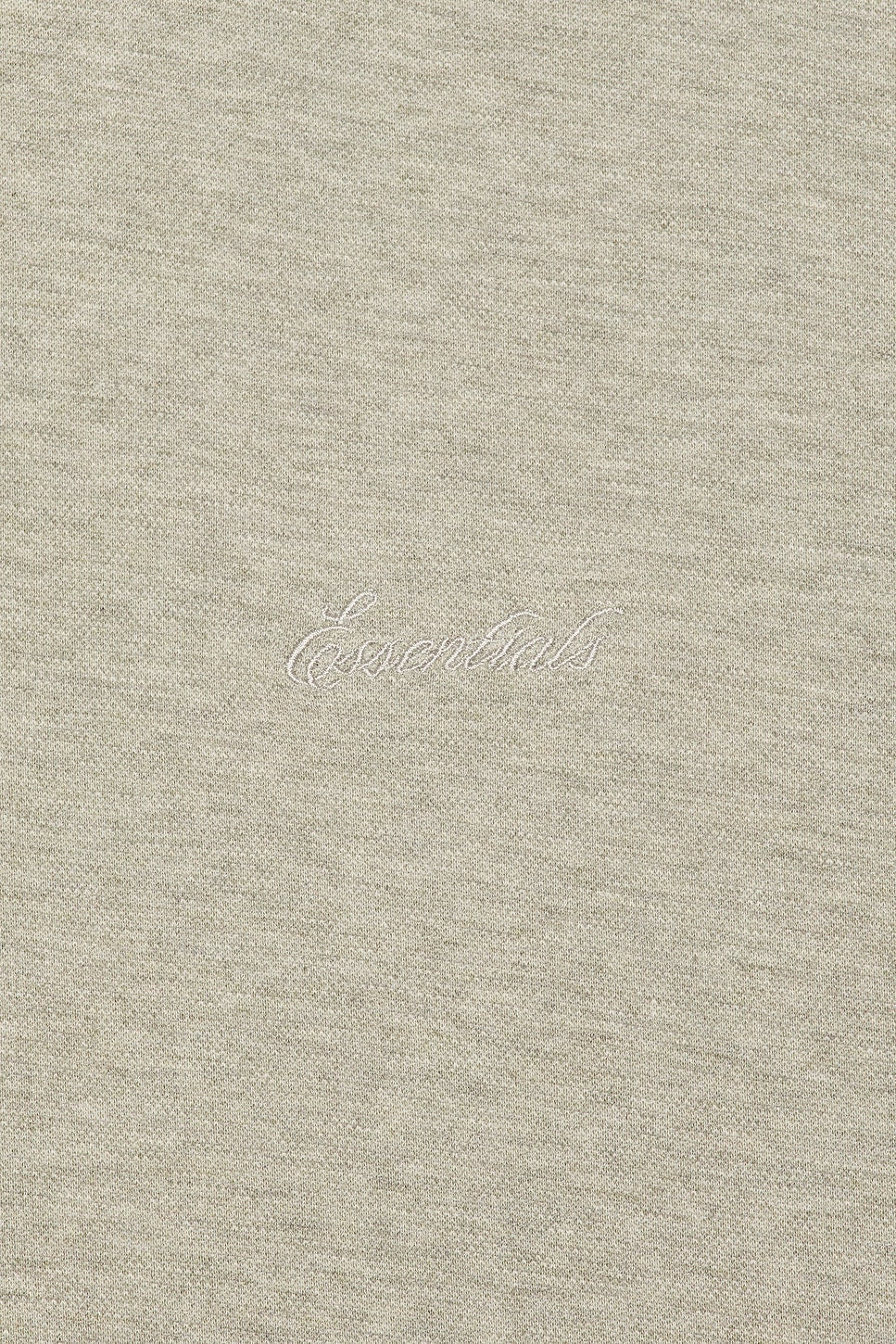 Fear of God Essentials Pique Signature 90s Tee Concrete Heather - Im Your Wardrobe