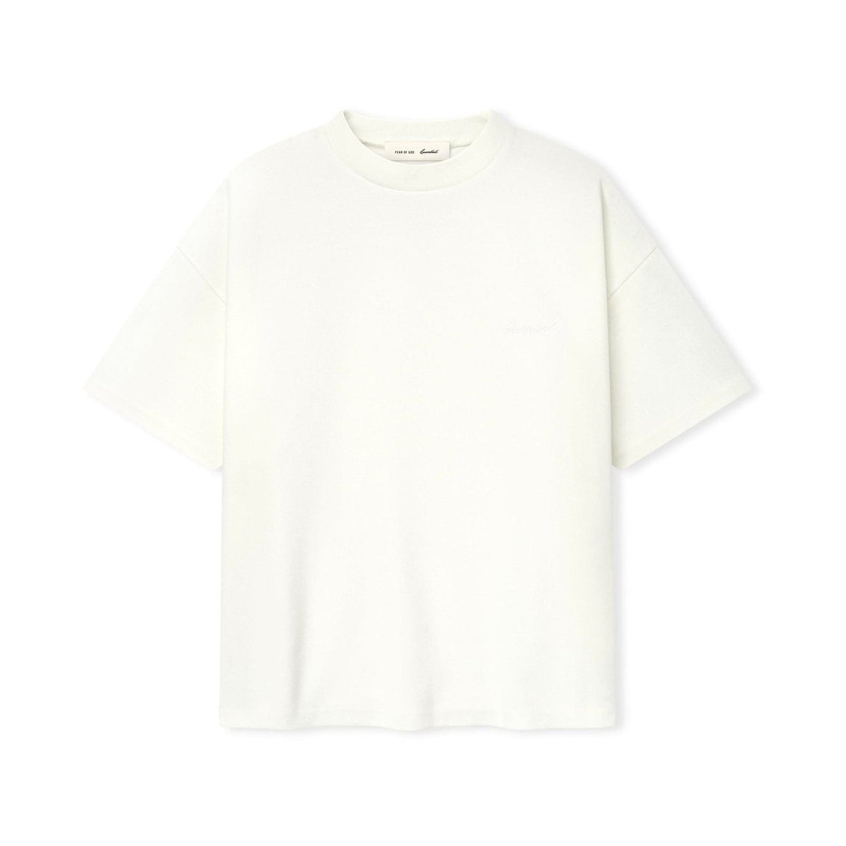 Fear Of God Essentials Pique Signature 90s Tee Ivory - Im Your Wardrobe