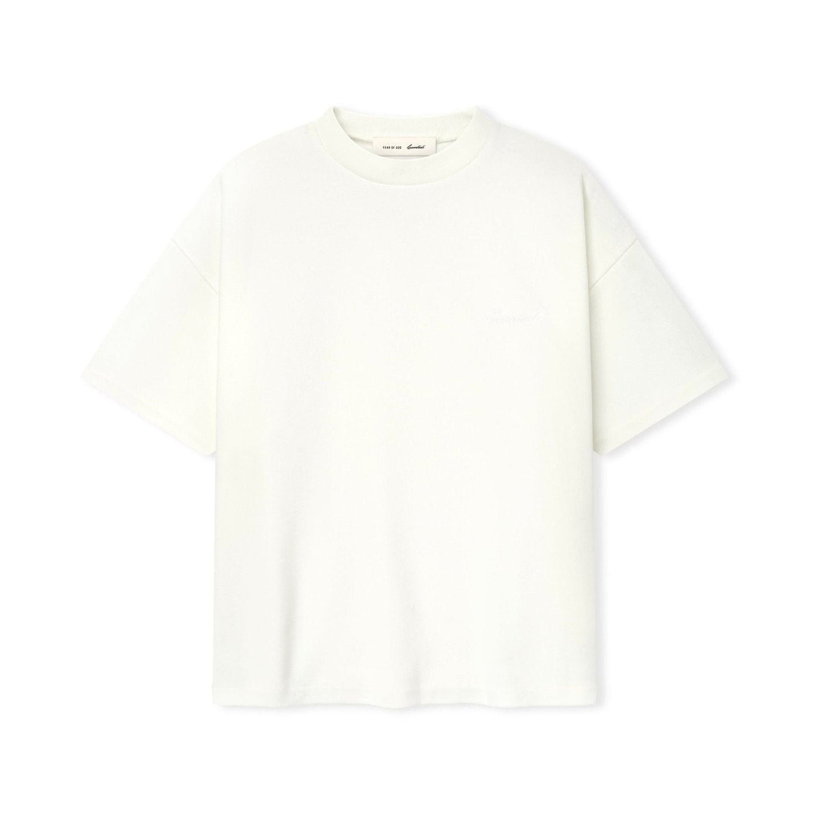 Fear Of God Essentials Pique Signature 90s Tee Ivory - Im Your Wardrobe