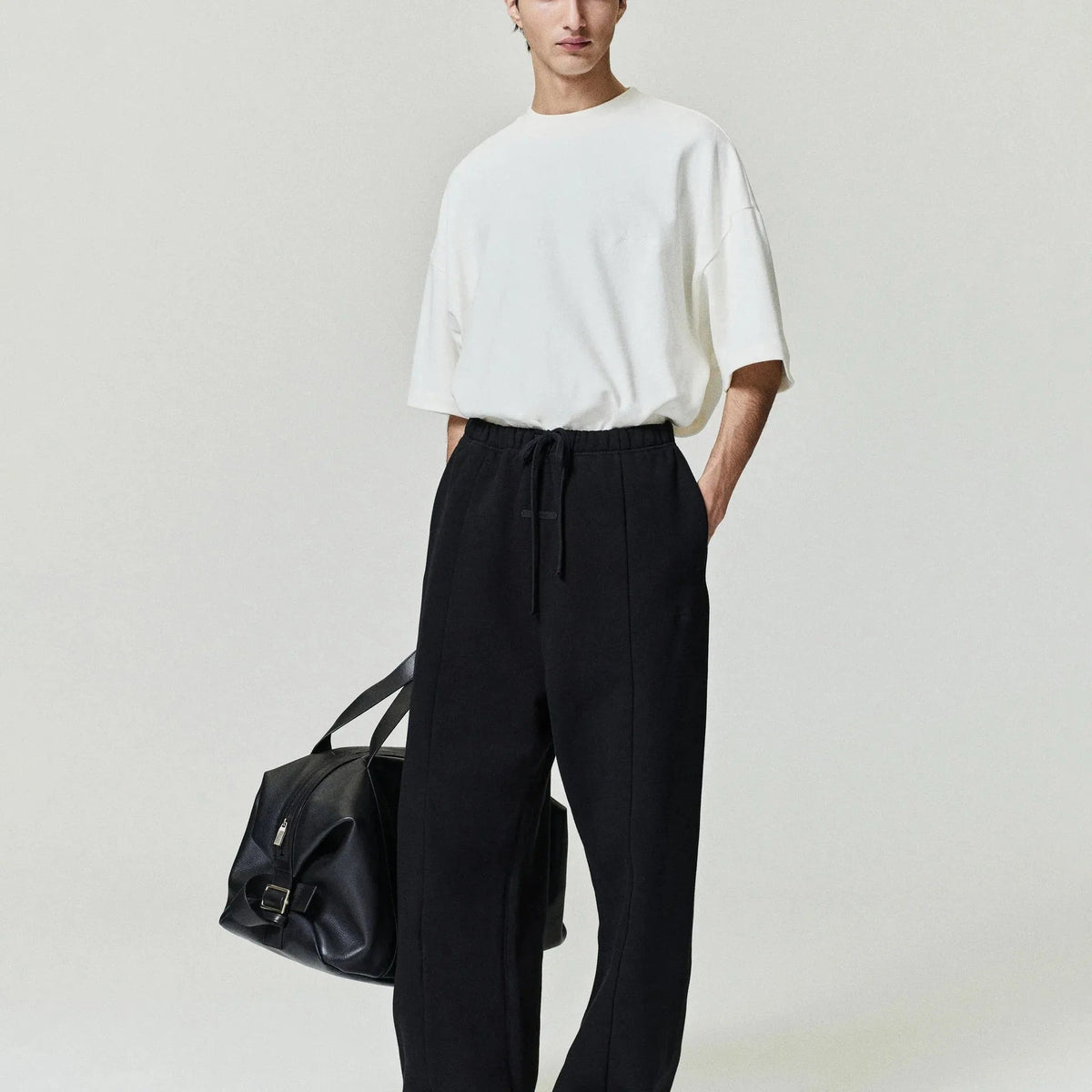 Fear Of God Essentials Pique Signature 90s Tee Ivory - Im Your Wardrobe