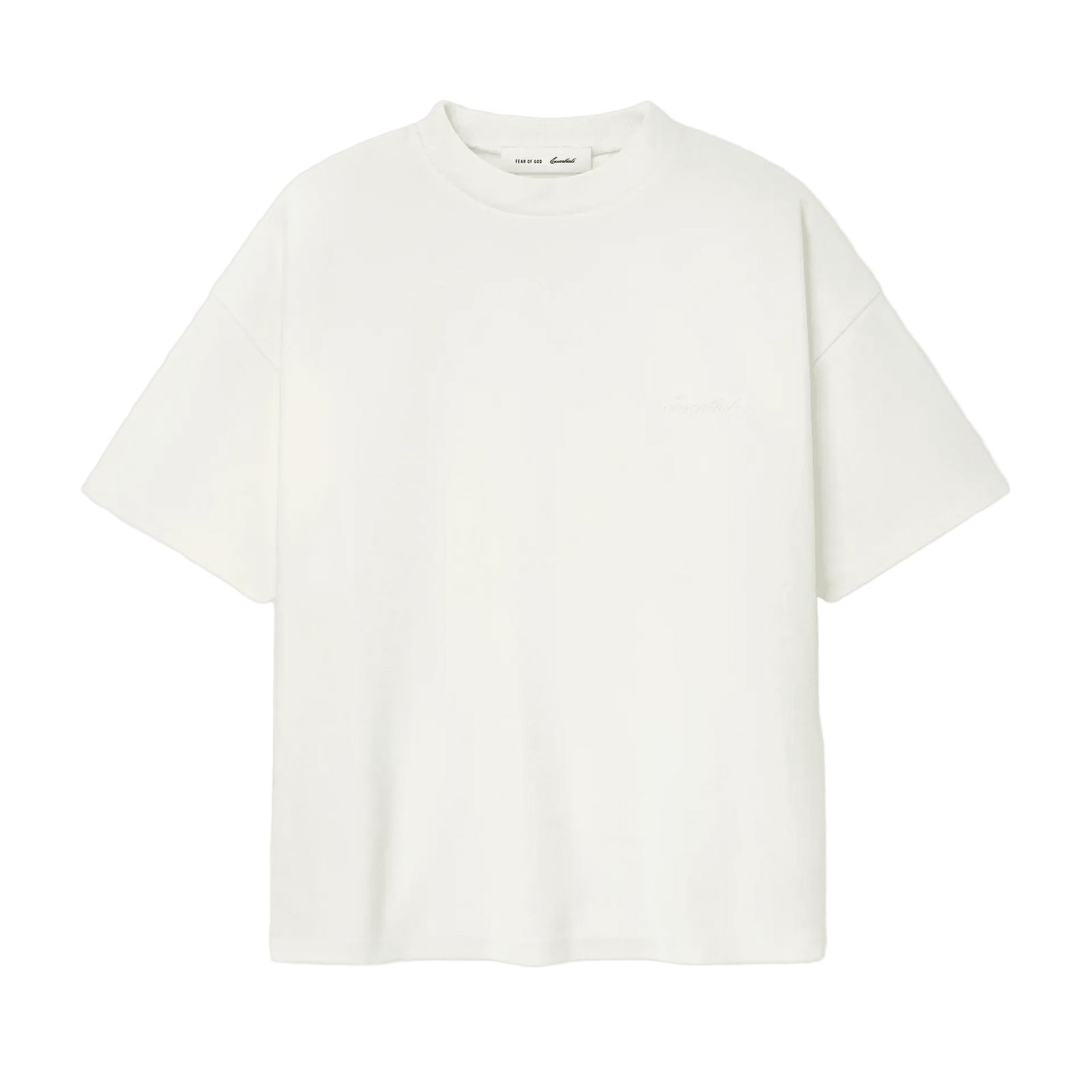 Fear Of God Essentials Pique Signature 90s Tee Ivory
