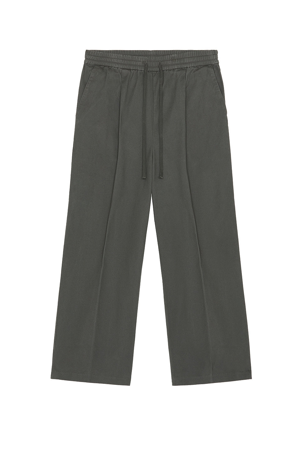 Fear of God Essentials Pleat Front Drawstring Pant Iron Grey - Im Your Wardrobe