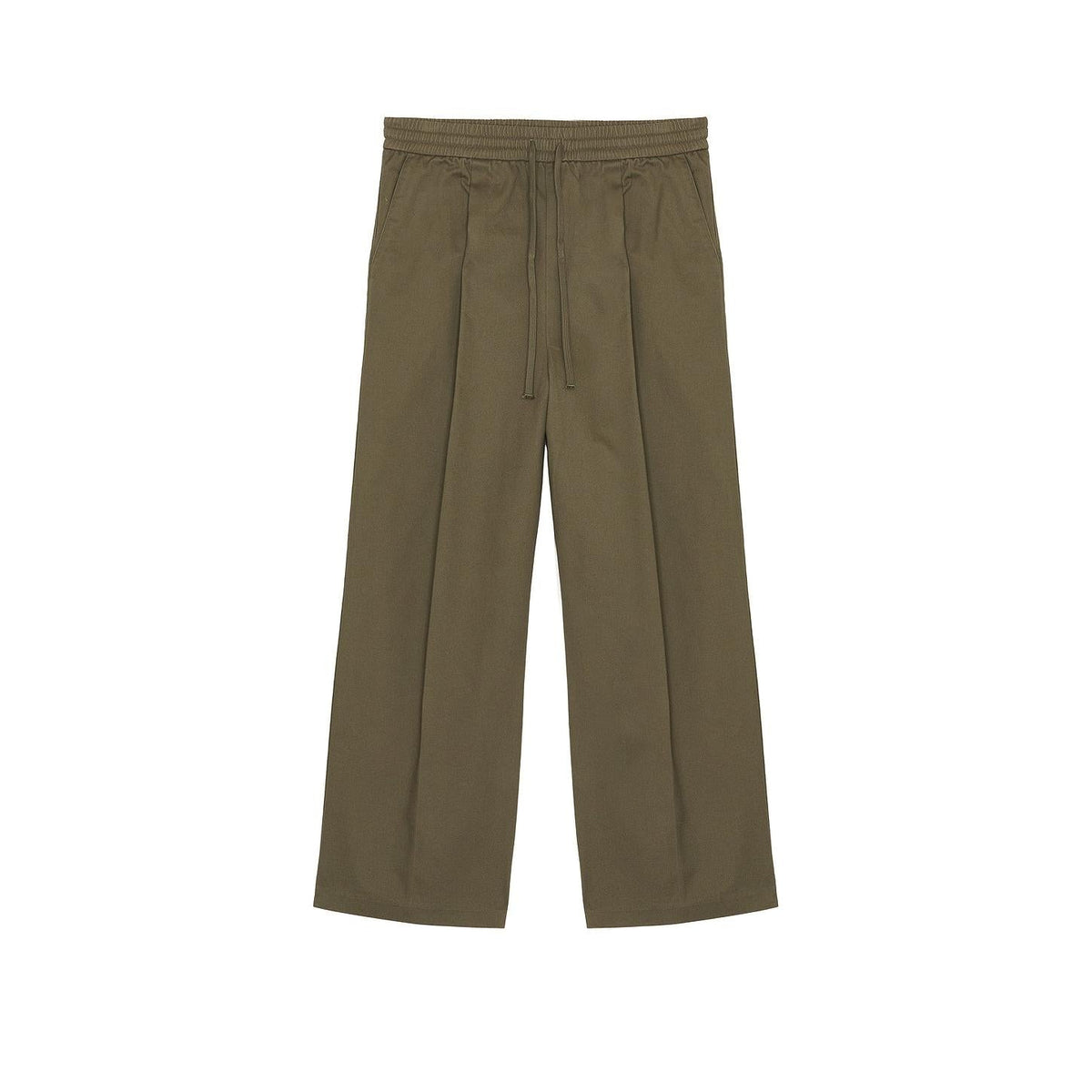 Fear of God Essentials Pleat Front Drawstring Pant Moss - Im Your Wardrobe