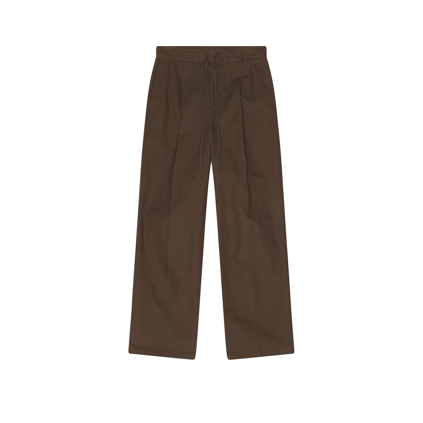 Fear of God Essentials Pleat Front Pant Brown