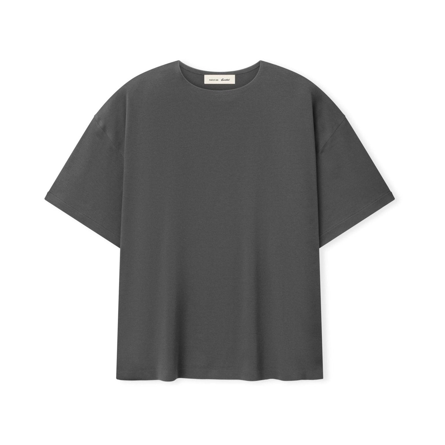 Fear of God Essentials Ponte Modern Tee Relaxed Fit Iron Grey - Im Your Wardrobe