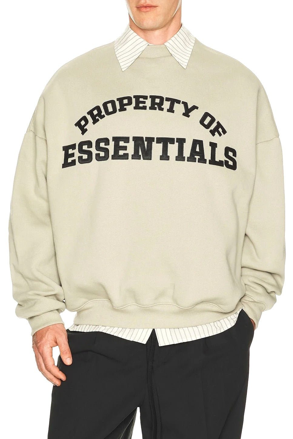 Fear of God Essentials Property Lounge Crewneck Sweatshirt Seal - Im Your Wardrobe