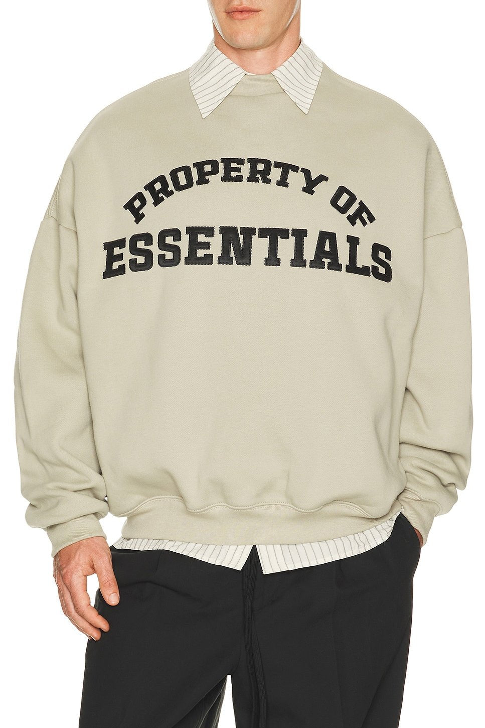 Fear of God Essentials Property Lounge Crewneck Sweatshirt Seal - Im Your Wardrobe