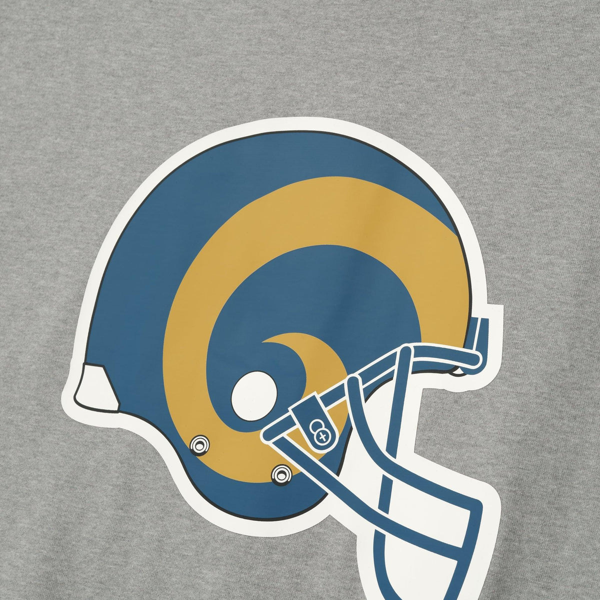 Fear of God Essentials Rams 90s 3/4 Sleeve Football Tee Concrete Heather - Im Your Wardrobe