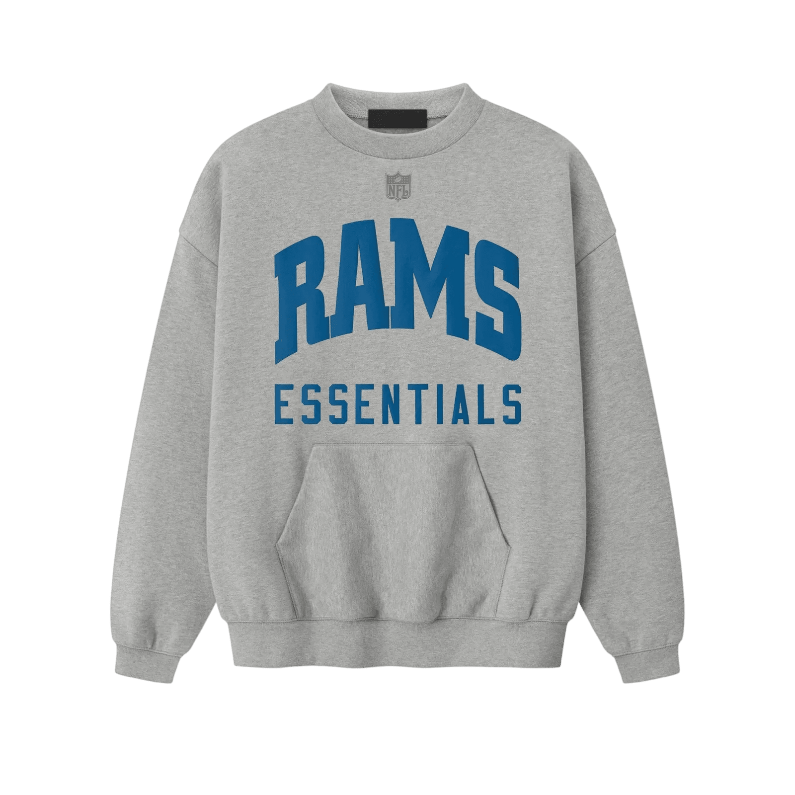 Fear of God Essentials Rams Sport Crewneck Concrete Heather - Im Your Wardrobe