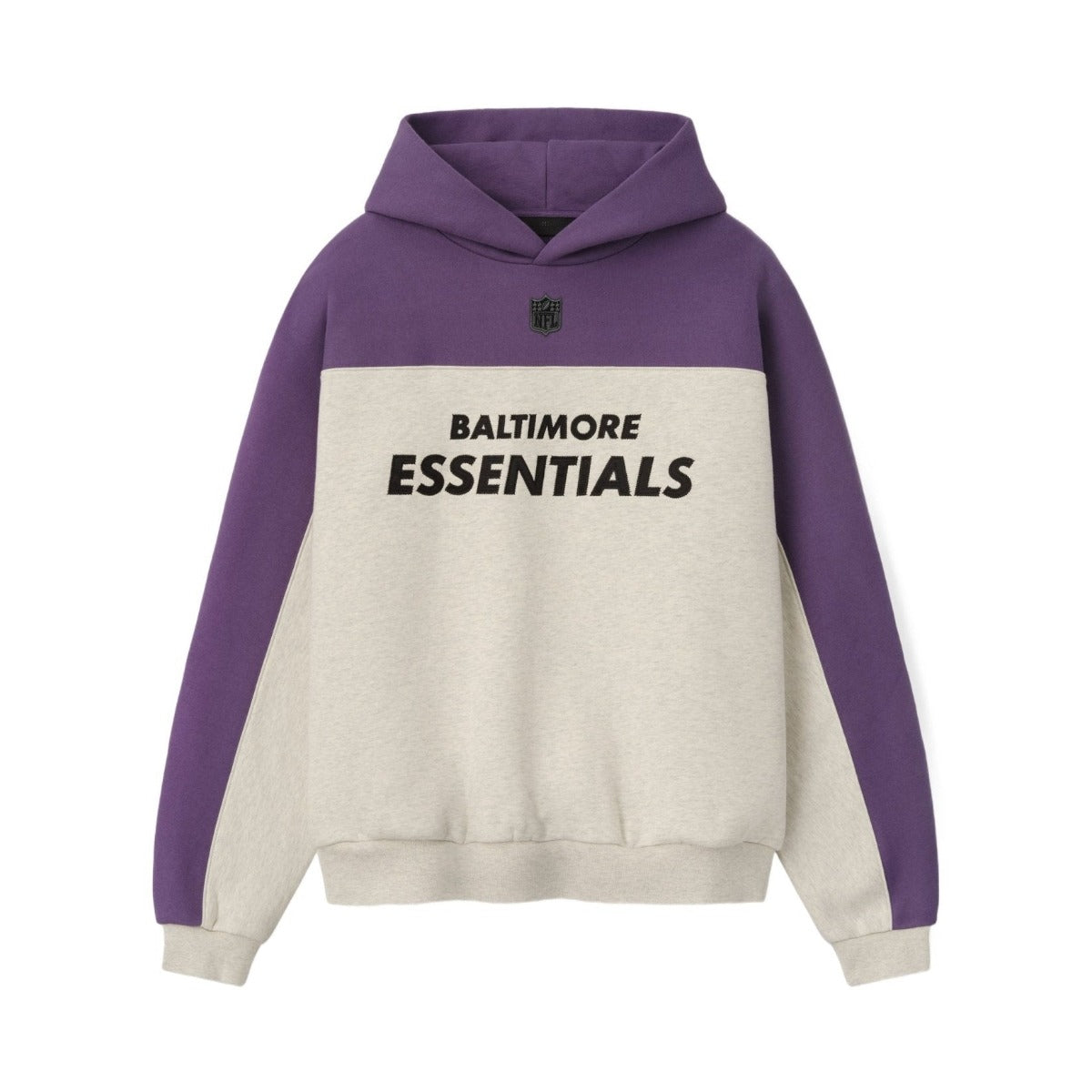 Fear of God Essentials Ravens 90s Relaxed Hoodie Marble Heather - Im Your Wardrobe