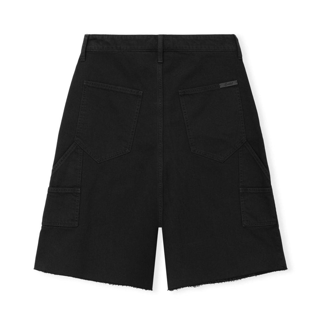 Fear of God Essentials Raw Cut 5-Pocket Short Overdyed Black - Im Your Wardrobe