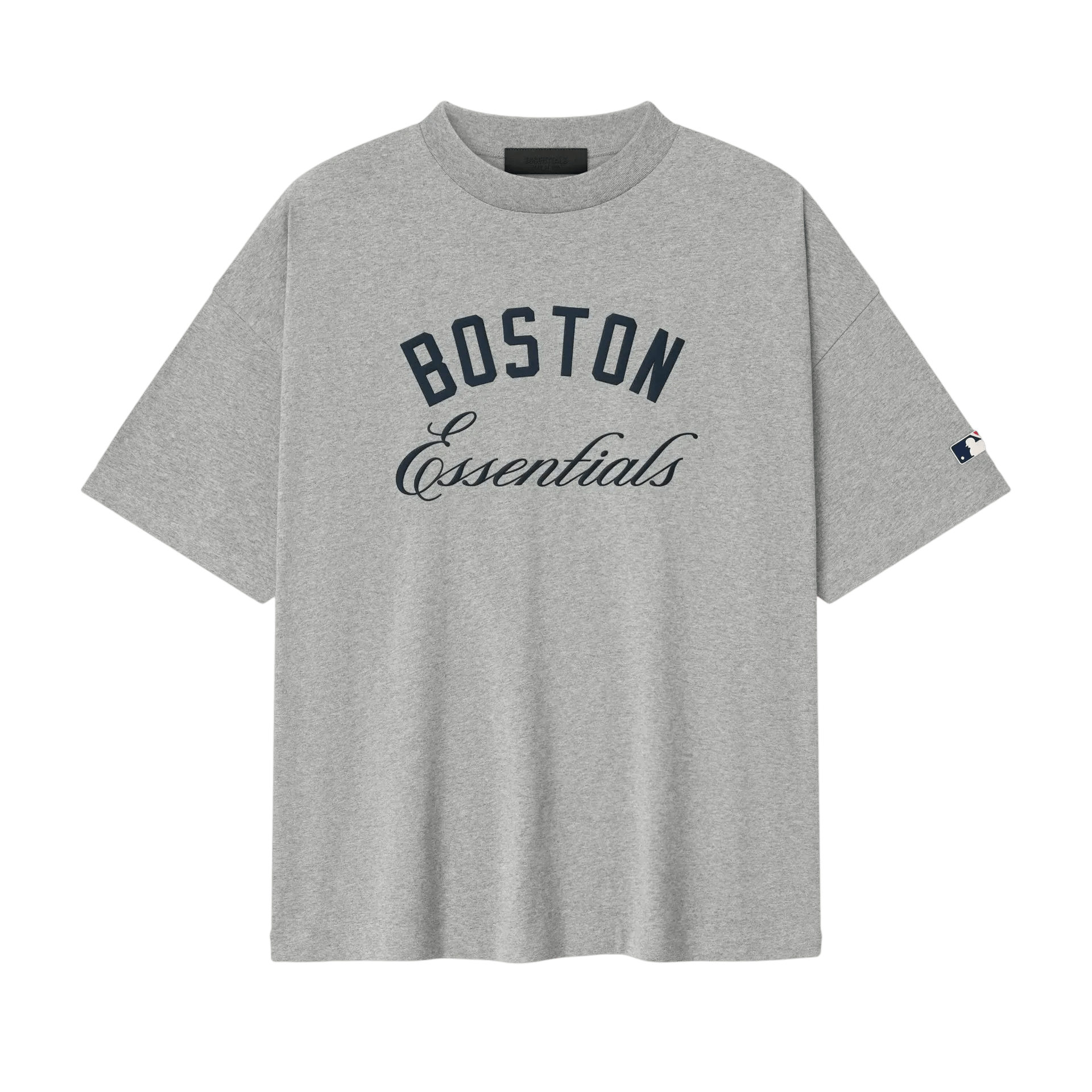 Fear of God Essentials Red Sox 90s Tee Concrete Heather
