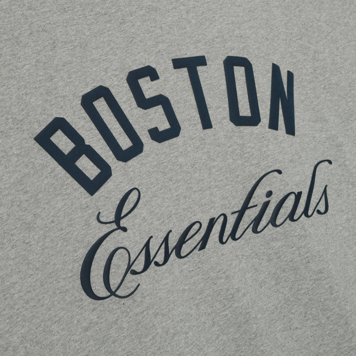 Fear of God Essentials Red Sox 90s Tee Concrete Heather - Im Your Wardrobe