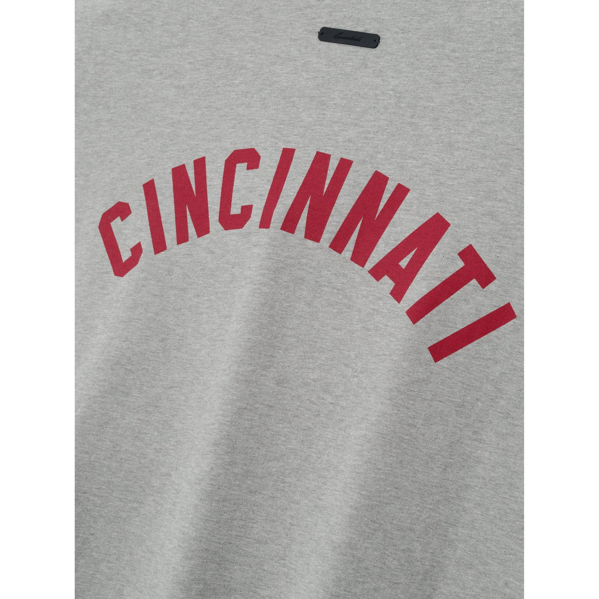 Fear of God Essentials Reds Merch Tee Concrete Heather - Im Your Wardrobe