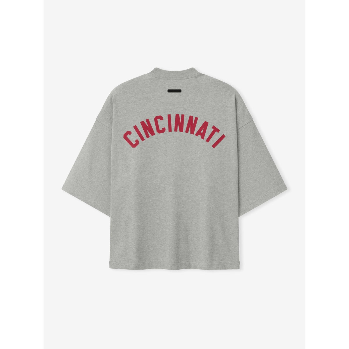 Fear of God Essentials Reds Merch Tee Concrete Heather - Im Your Wardrobe