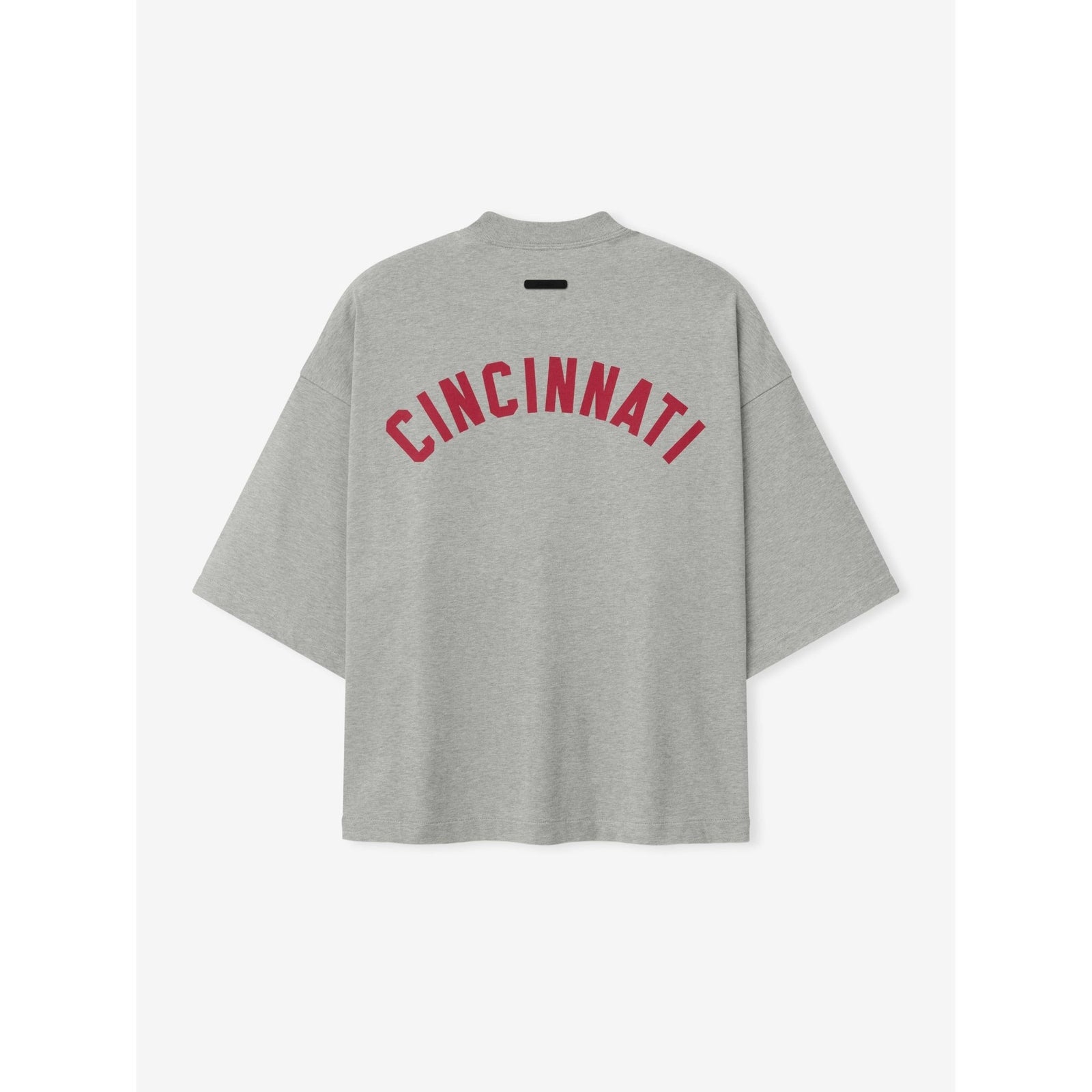 Fear of God Essentials Reds Merch Tee Concrete Heather - Im Your Wardrobe