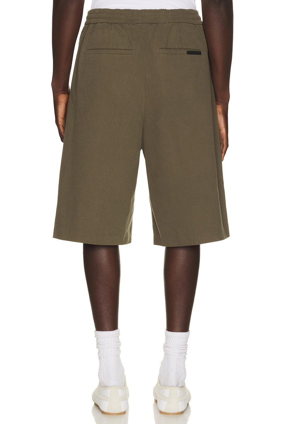 Fear of God Essentials Relaxed Drawstring Short Moss - Im Your Wardrobe