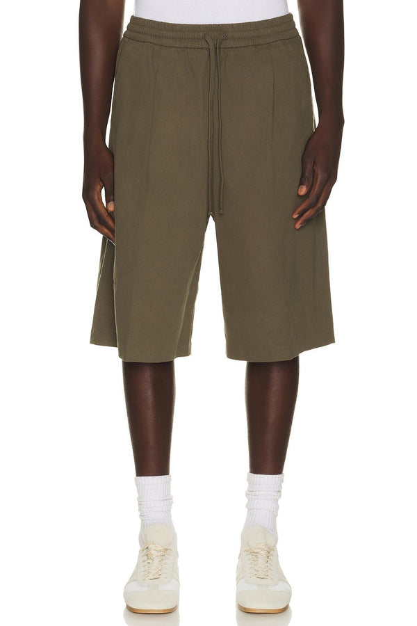 Fear of God Essentials Relaxed Drawstring Short Moss - Im Your Wardrobe