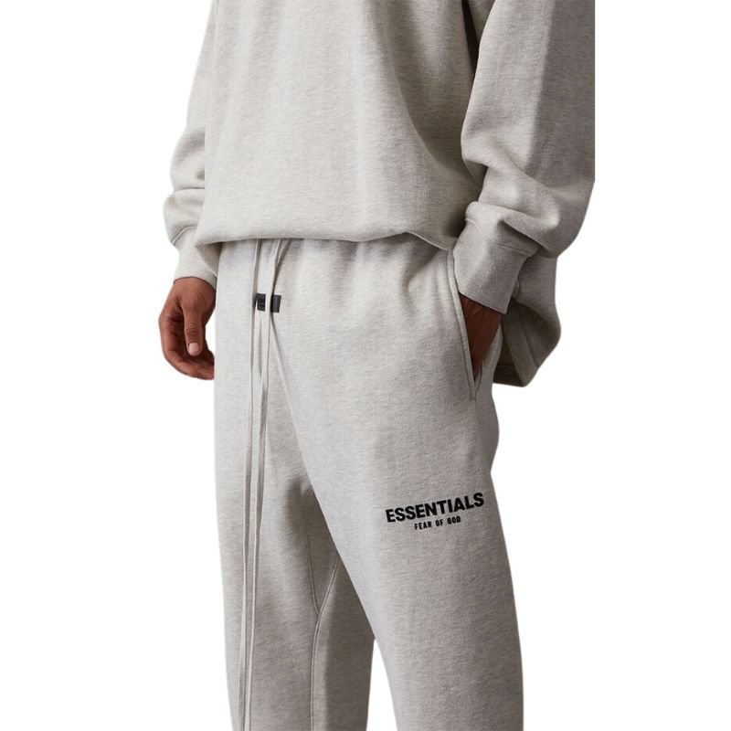 Fear of God Essentials Relaxed Sweatpants Light Oatmeal (SS22) - Im Your Wardrobe