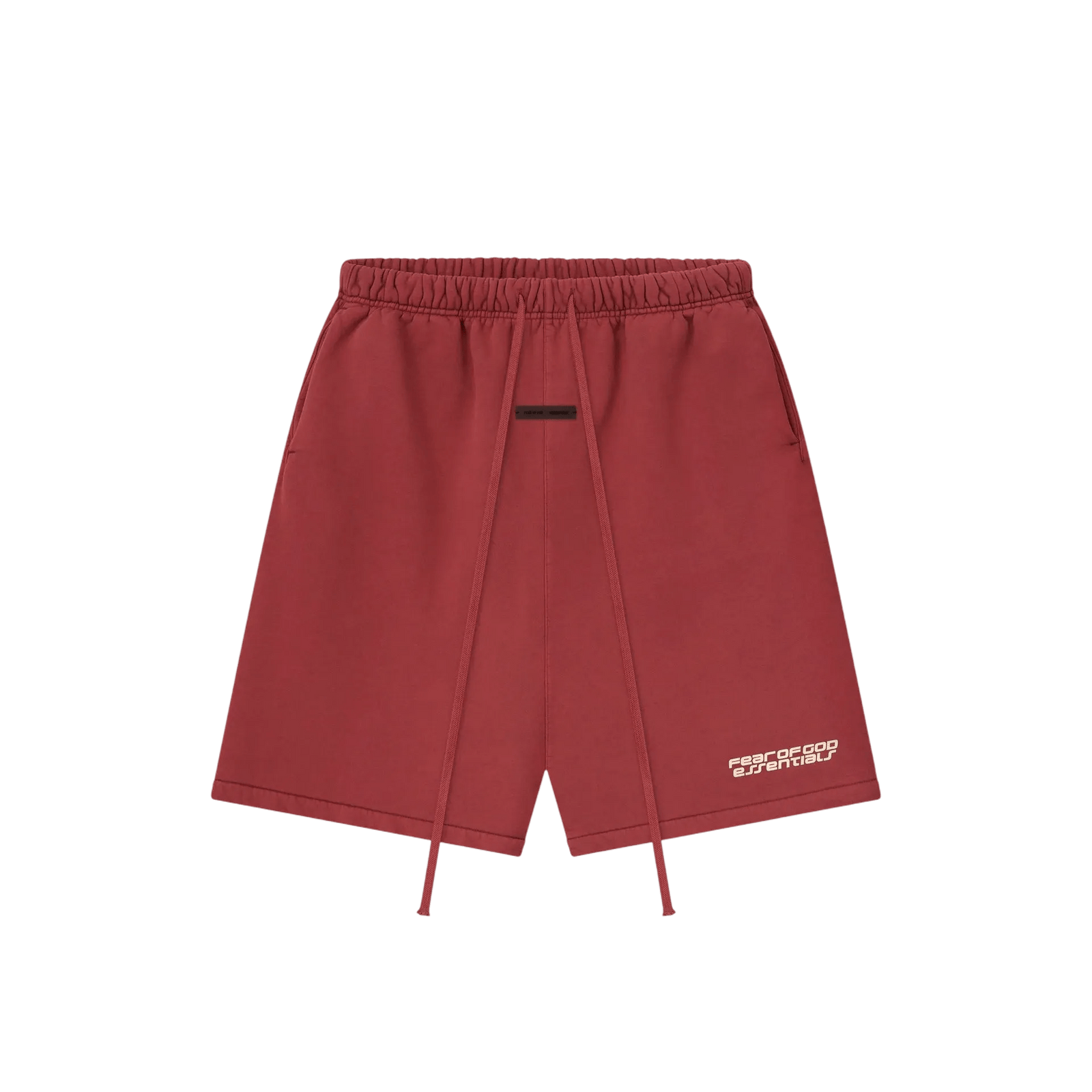 Fear of God Essentials Relaxed Sweatshort Crimson - Im Your Wardrobe