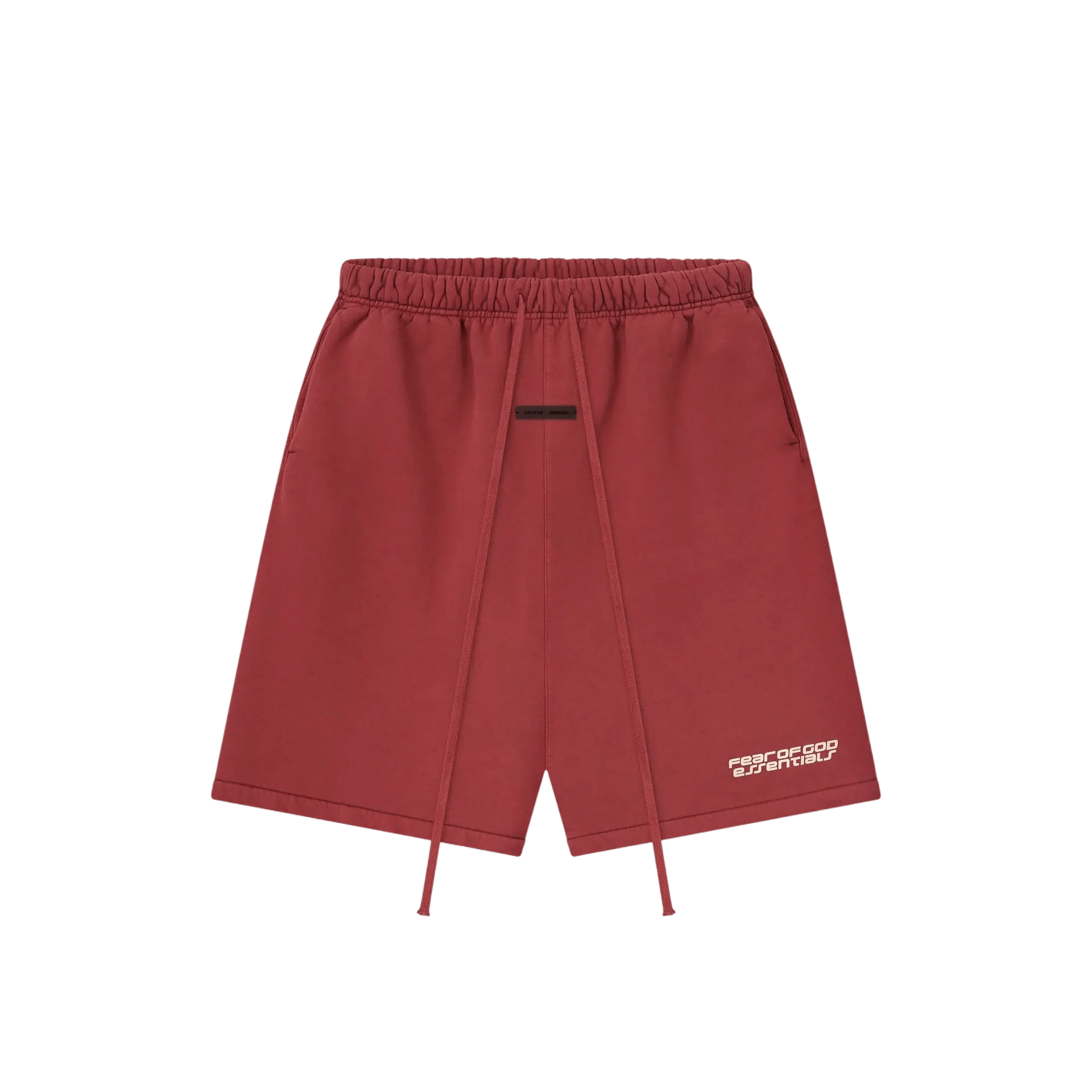 Fear of God Essentials Relaxed Sweatshort Crimson - Im Your Wardrobe