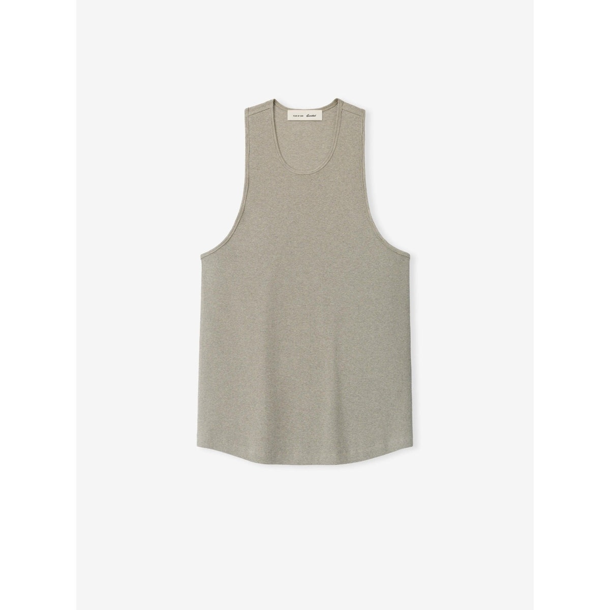 Fear of God Essentials Ribbed Essential Tank Seal Heather - Im Your Wardrobe