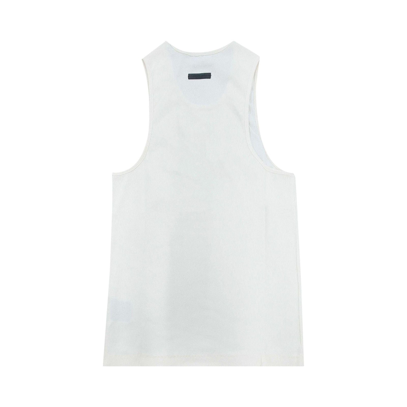 Fear of God Essentials Ribbed Tank White (FW24) - Im Your Wardrobe