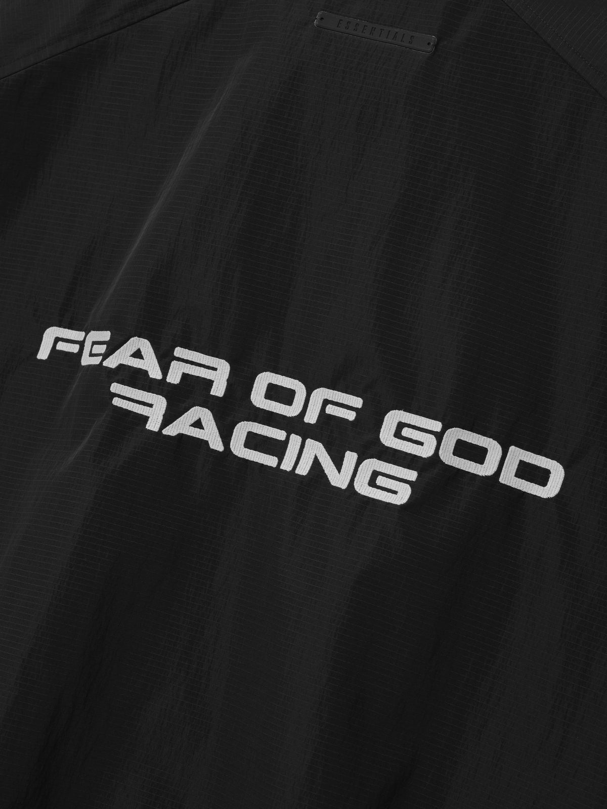 Fear of God Essentials Ripstop Modern Moto Track Jacket Black - Im Your Wardrobe