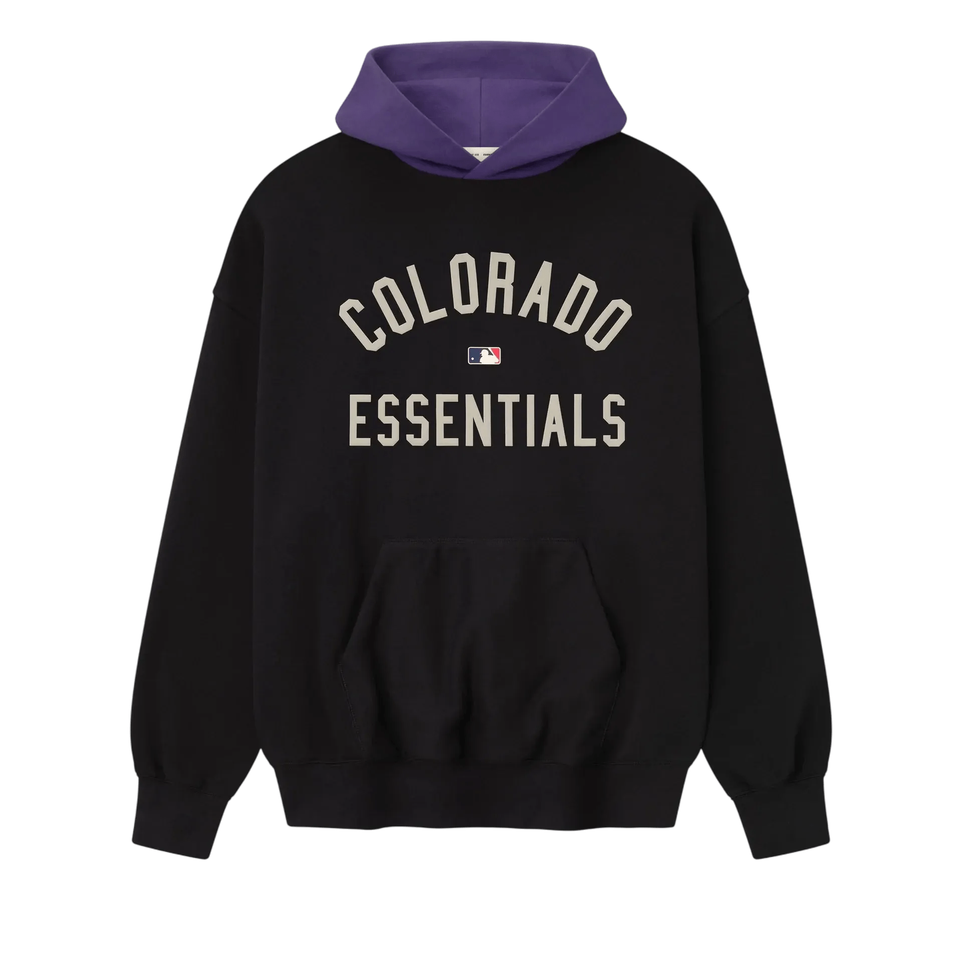 Fear of God Essentials Rockies Sport Hoodie Vintage Black/Purple Reign - Im Your Wardrobe