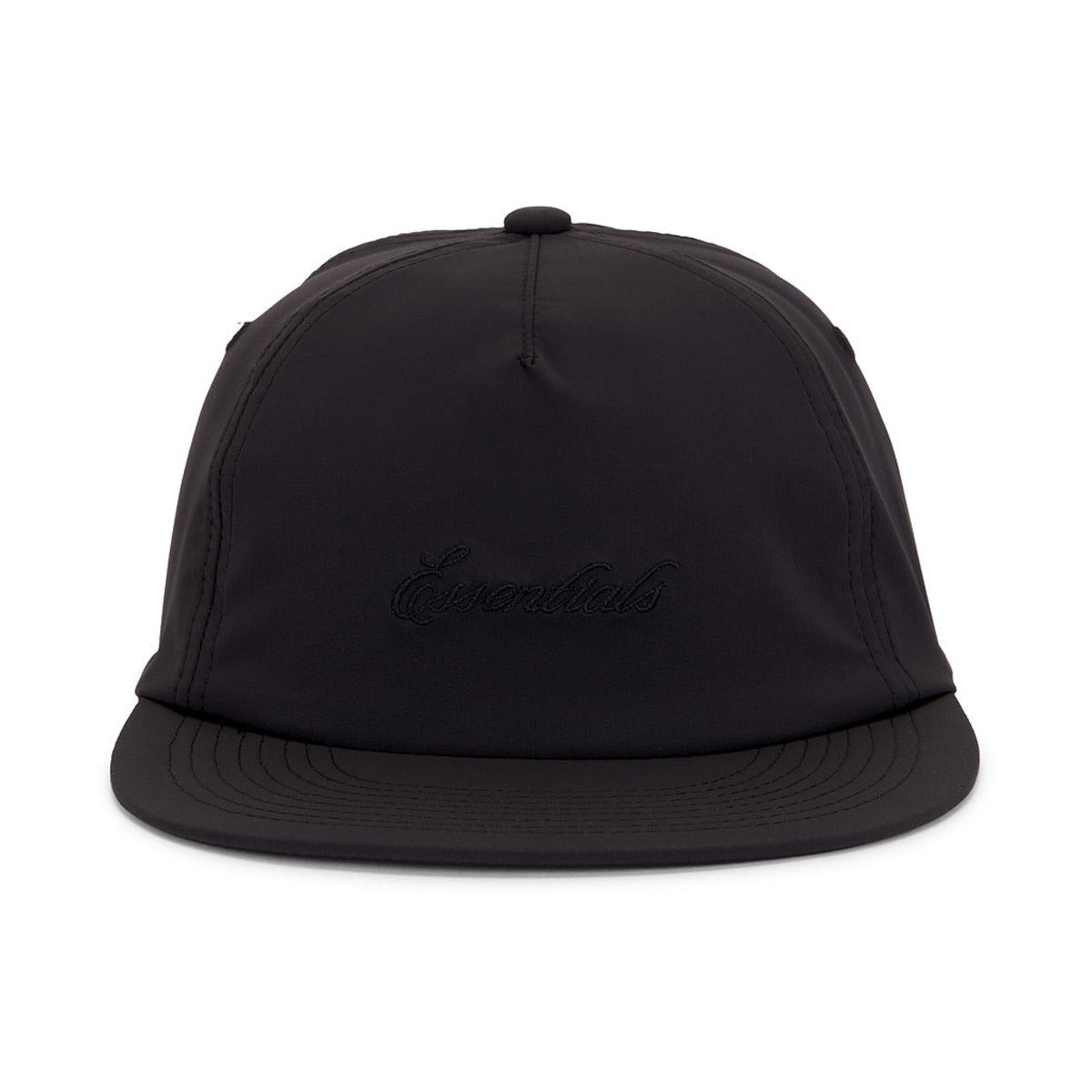 Fear of God Essentials Signature 5 Panel Hat Vintage Black - Im Your Wardrobe