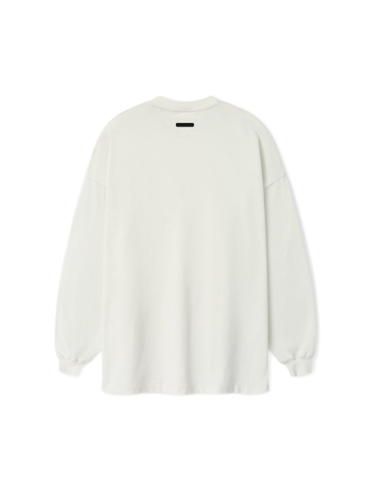 Fear of God Essentials Signature 90s Relaxed Long Sleeve Tee Washed Ivory - Im Your Wardrobe