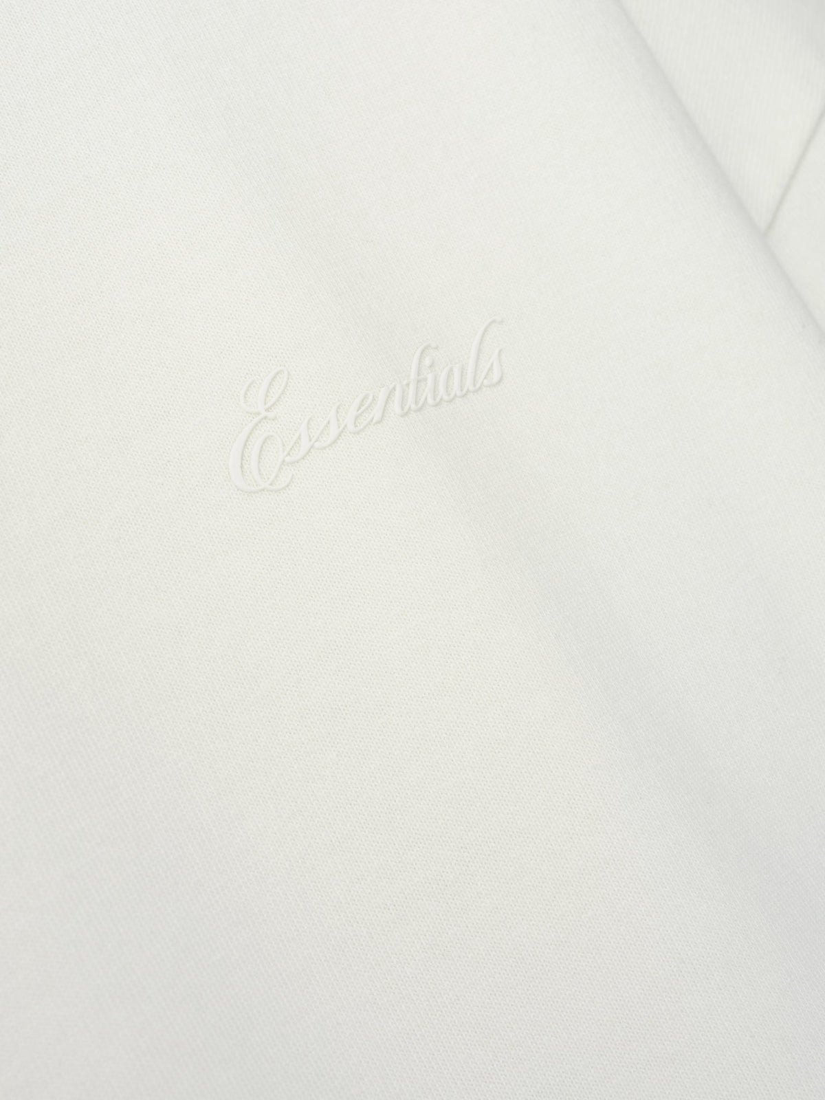 Fear of God Essentials Signature 90s Relaxed Long Sleeve Tee Washed Ivory - Im Your Wardrobe