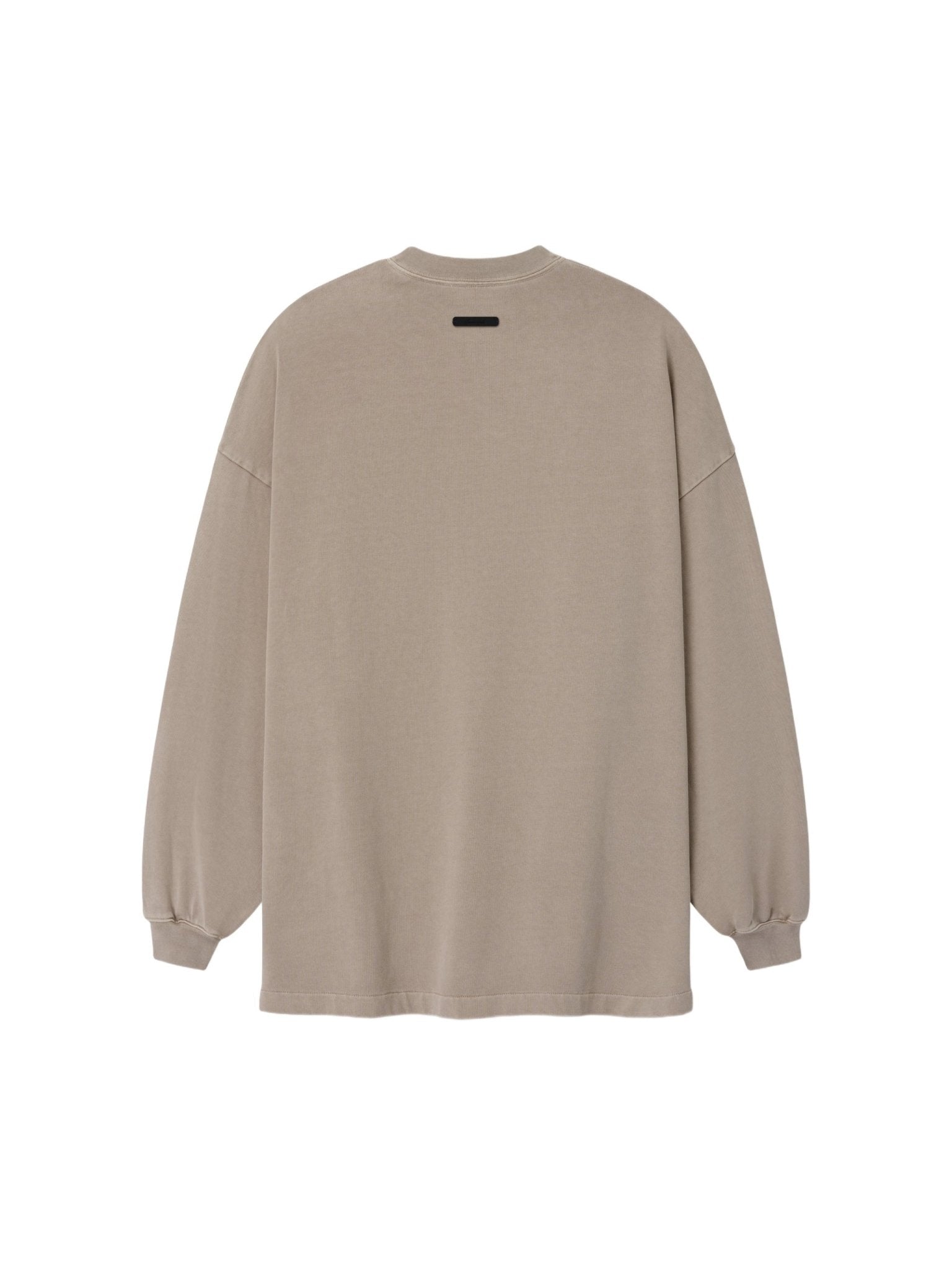 Fear of God Essentials Signature 90s Relaxed Long Sleeve Tee Washed Stone - Im Your Wardrobe