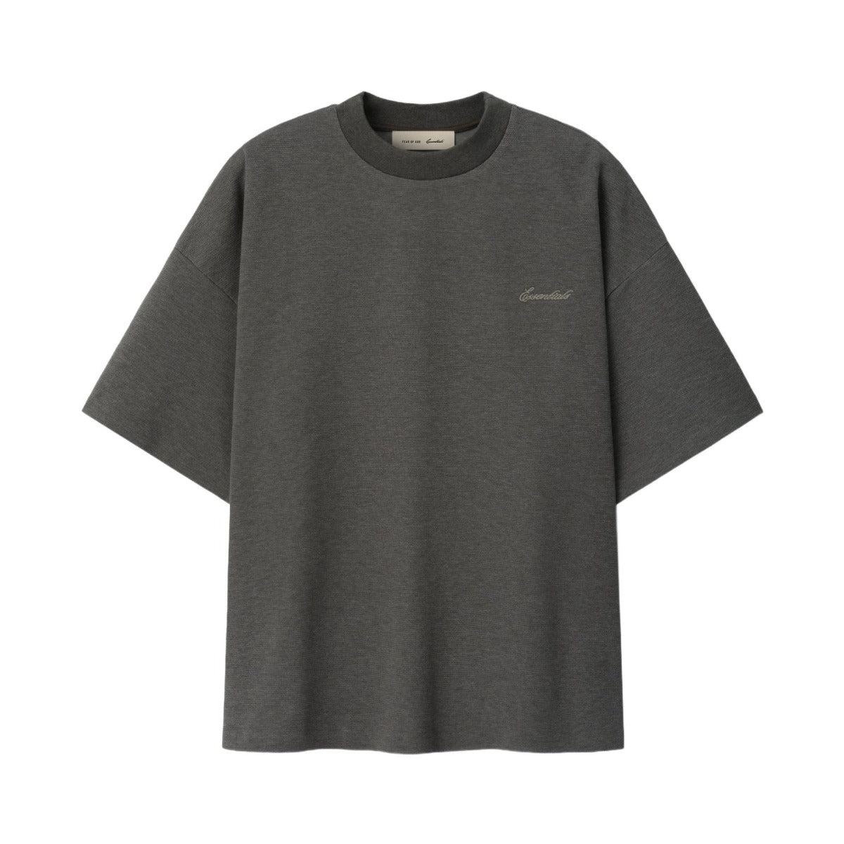 Fear of God Essentials Signature 90s Relaxed Tee Ash Heather - Im Your Wardrobe