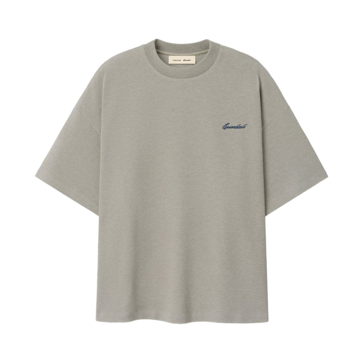 Fear of God Essentials Signature 90s Relaxed Tee Pyrite Heather - Im Your Wardrobe