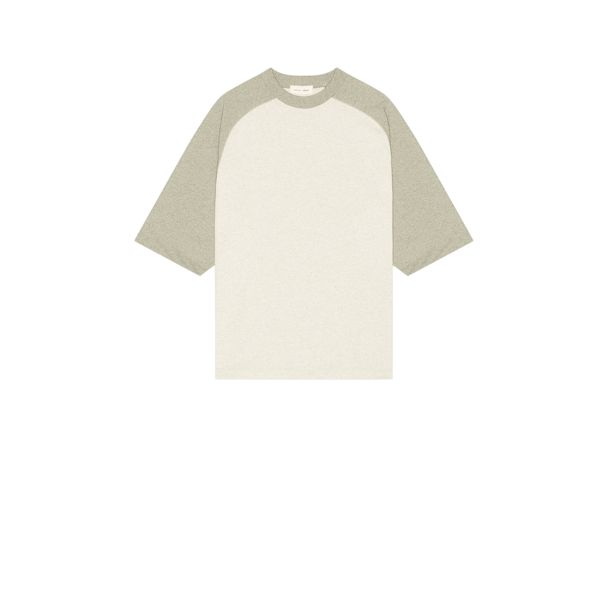 Fear of God Essentials Signature Baseball Tee Oatmeal Concrete Heather - Im Your Wardrobe