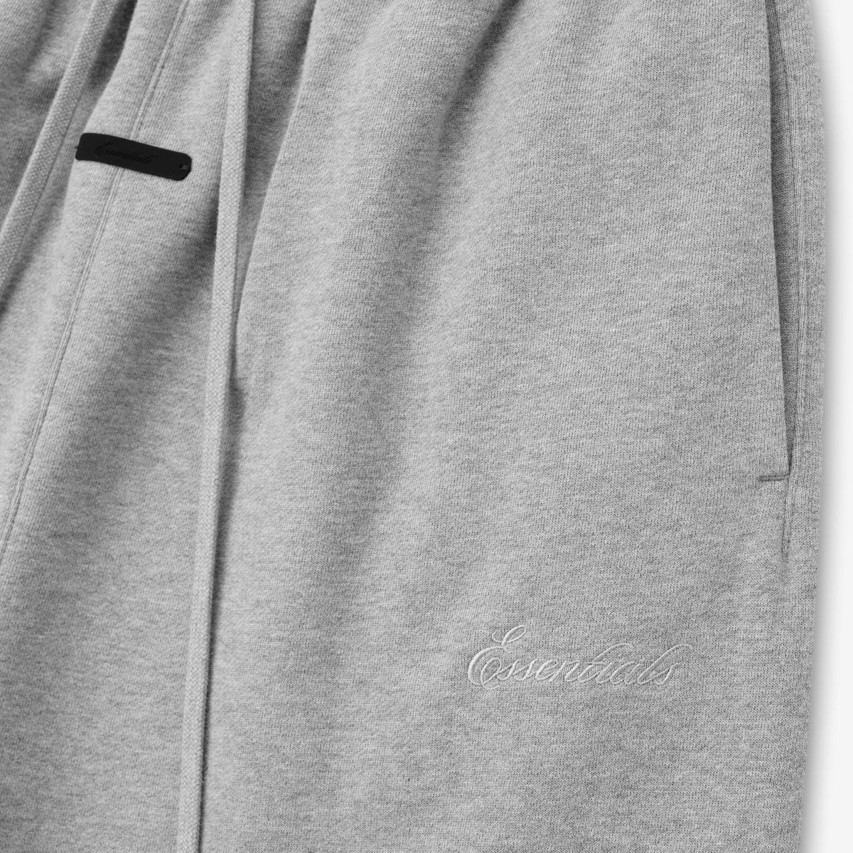 Fear Of God Essentials Signature Classic Fit Flare Sweatpant Concrete Heather/Dark Concrete Heather - Im Your Wardrobe