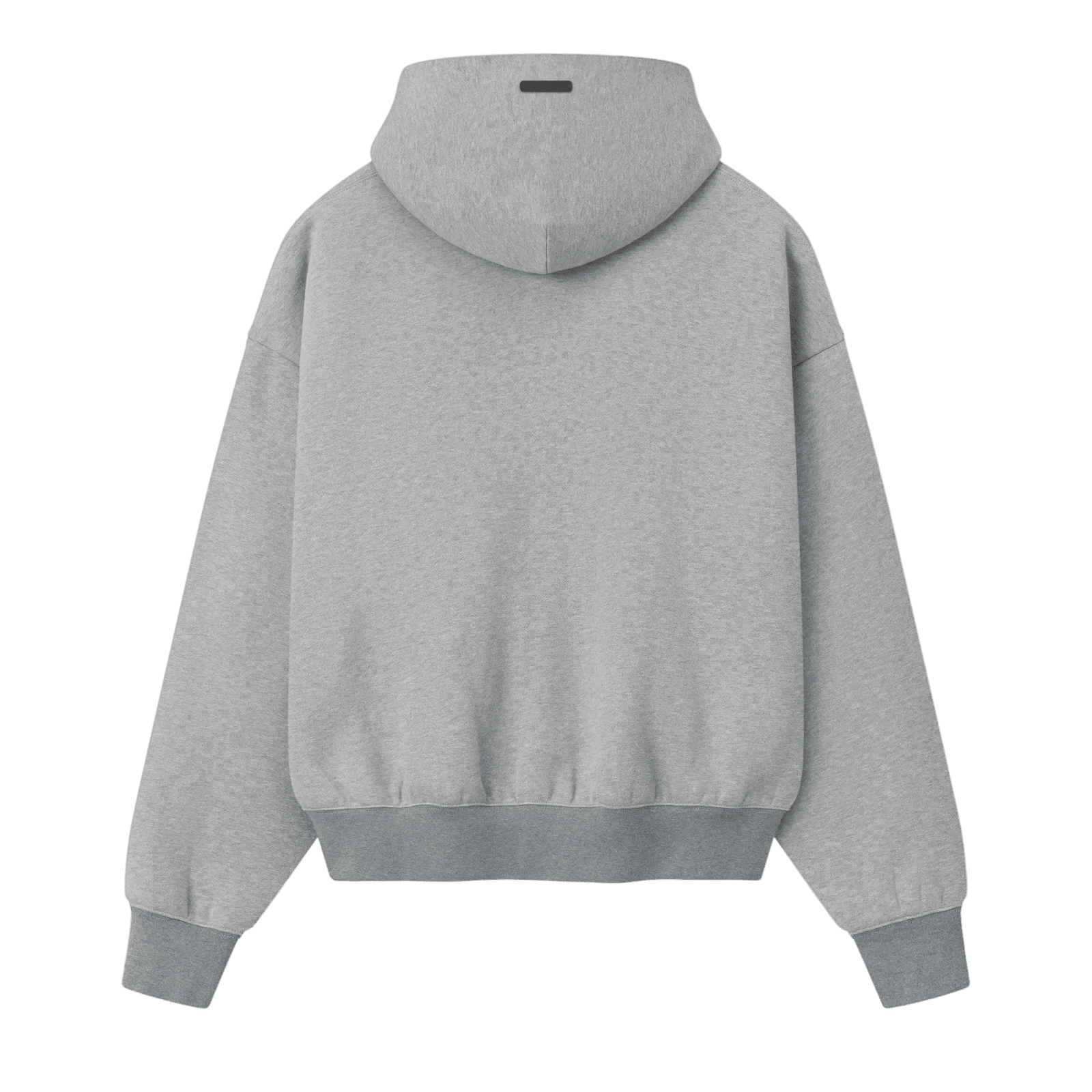 Fear Of God Essentials Signature Classic Full Zip Hoodie Concrete Heather/Dark Concrete Heather