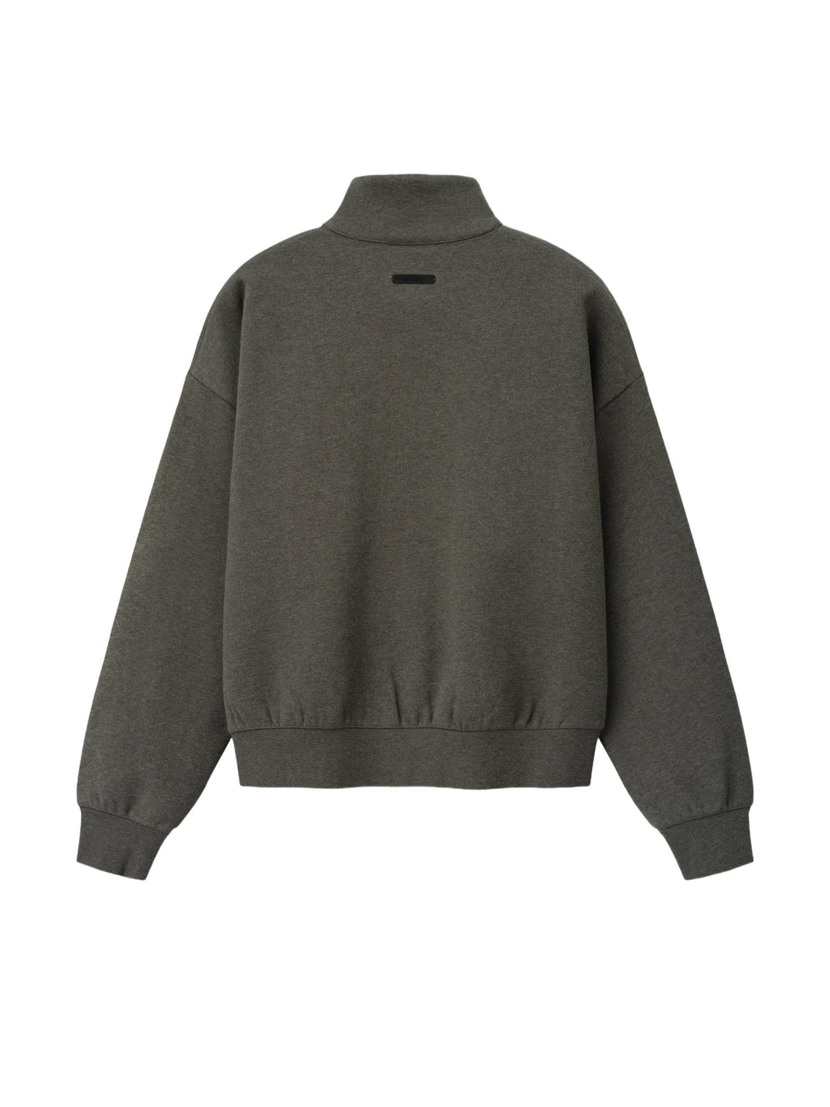 Fear of God Essentials Signature Classic Half Zip Sweatshirt Ash Heather - Im Your Wardrobe