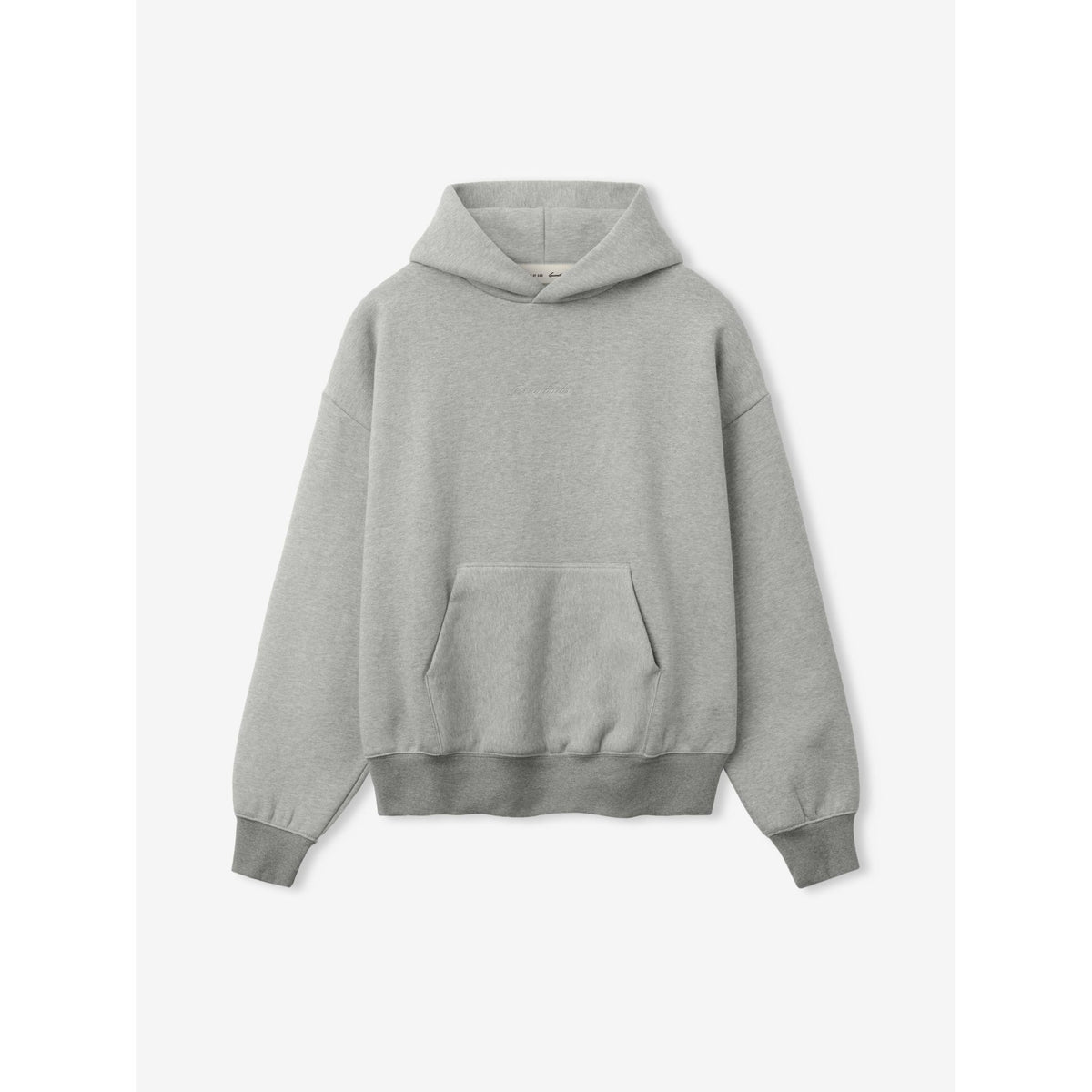 Fear of God Essentials Signature Classic Hoodie Concrete Heather - Im Your Wardrobe