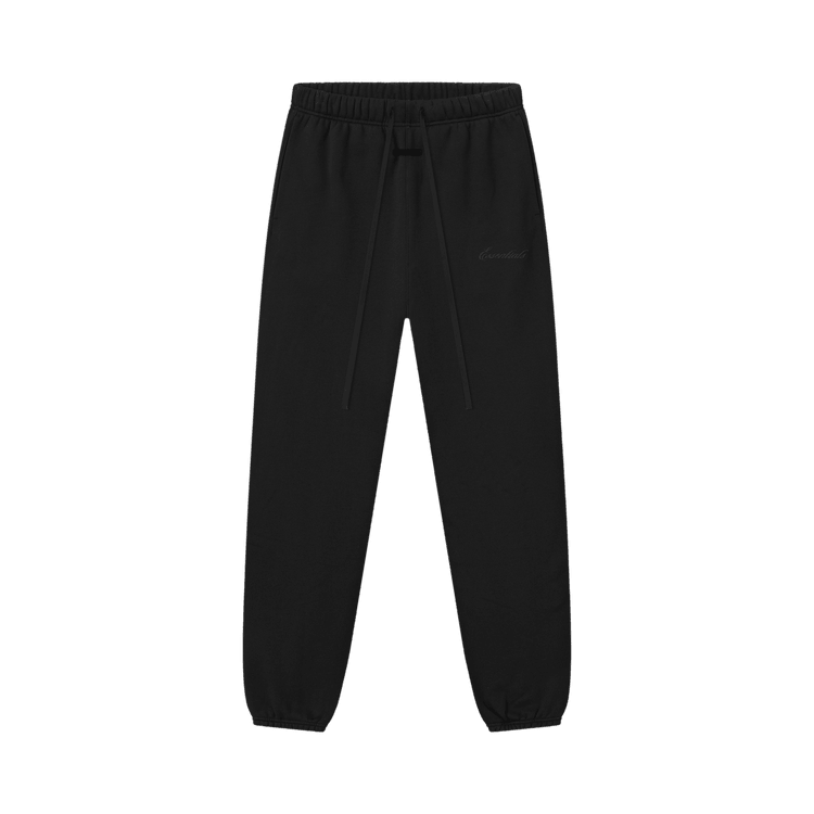 Fear of God Essentials Signature Classic Sweatpant Vintage Black (SS26) - Im Your Wardrobe