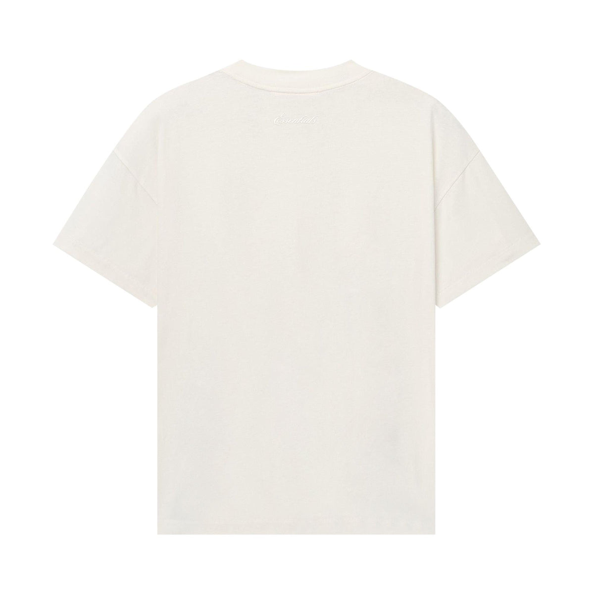 Fear of God Essentials Signature Essential T-Shirt Ivory (SS26) - Im Your Wardrobe