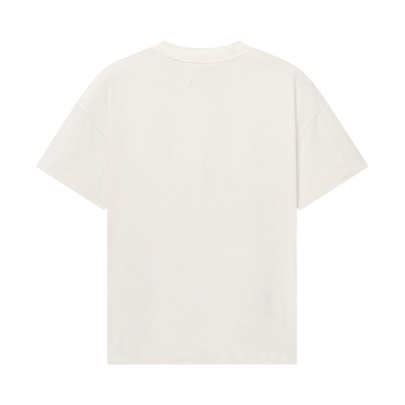 Fear of God Essentials Signature Essential T-Shirt Ivory (SS26) - Im Your Wardrobe