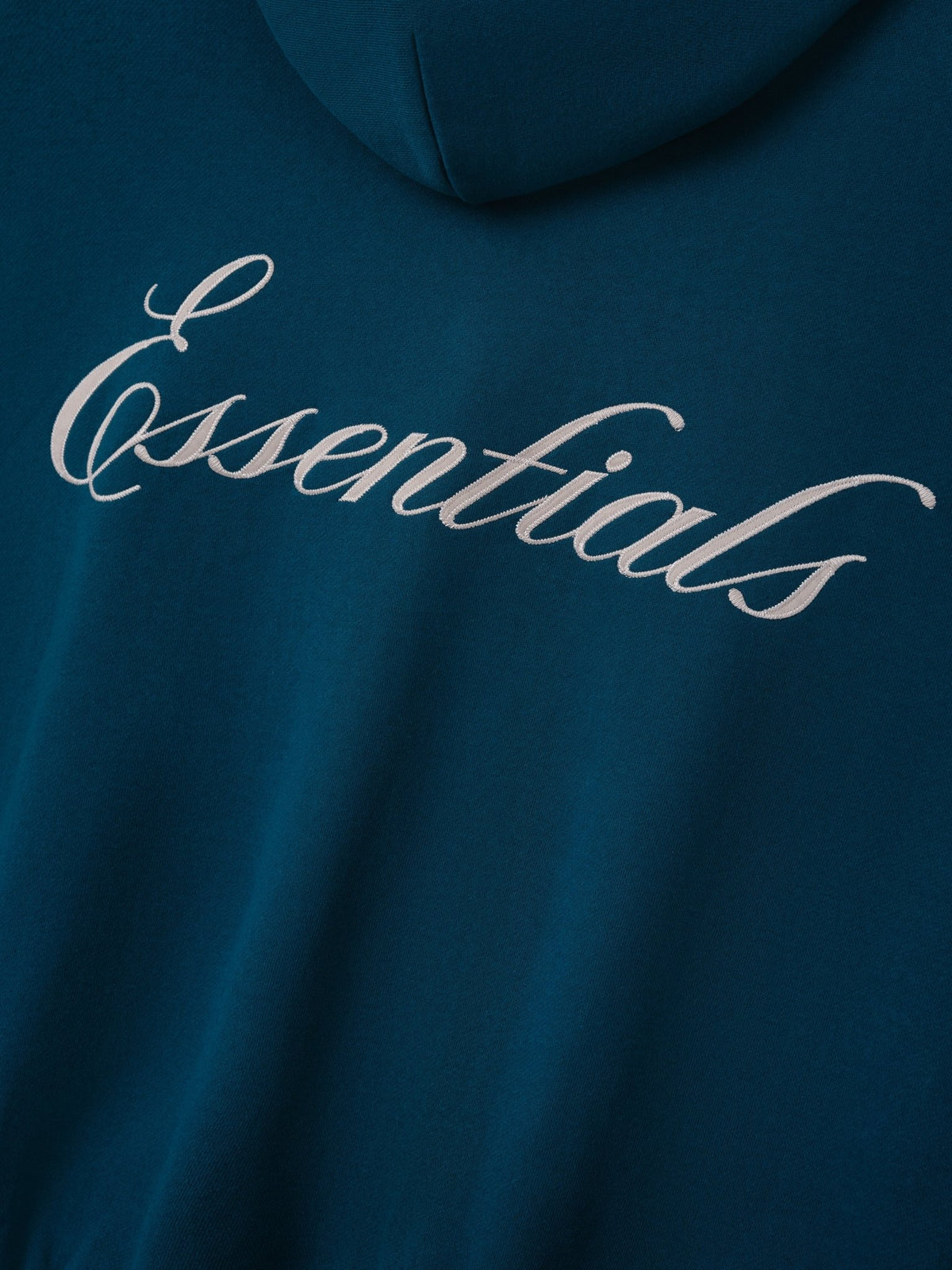 Fear of God Essentials Signature Lounge Half Zip Hoodie Night Sea - Im Your Wardrobe