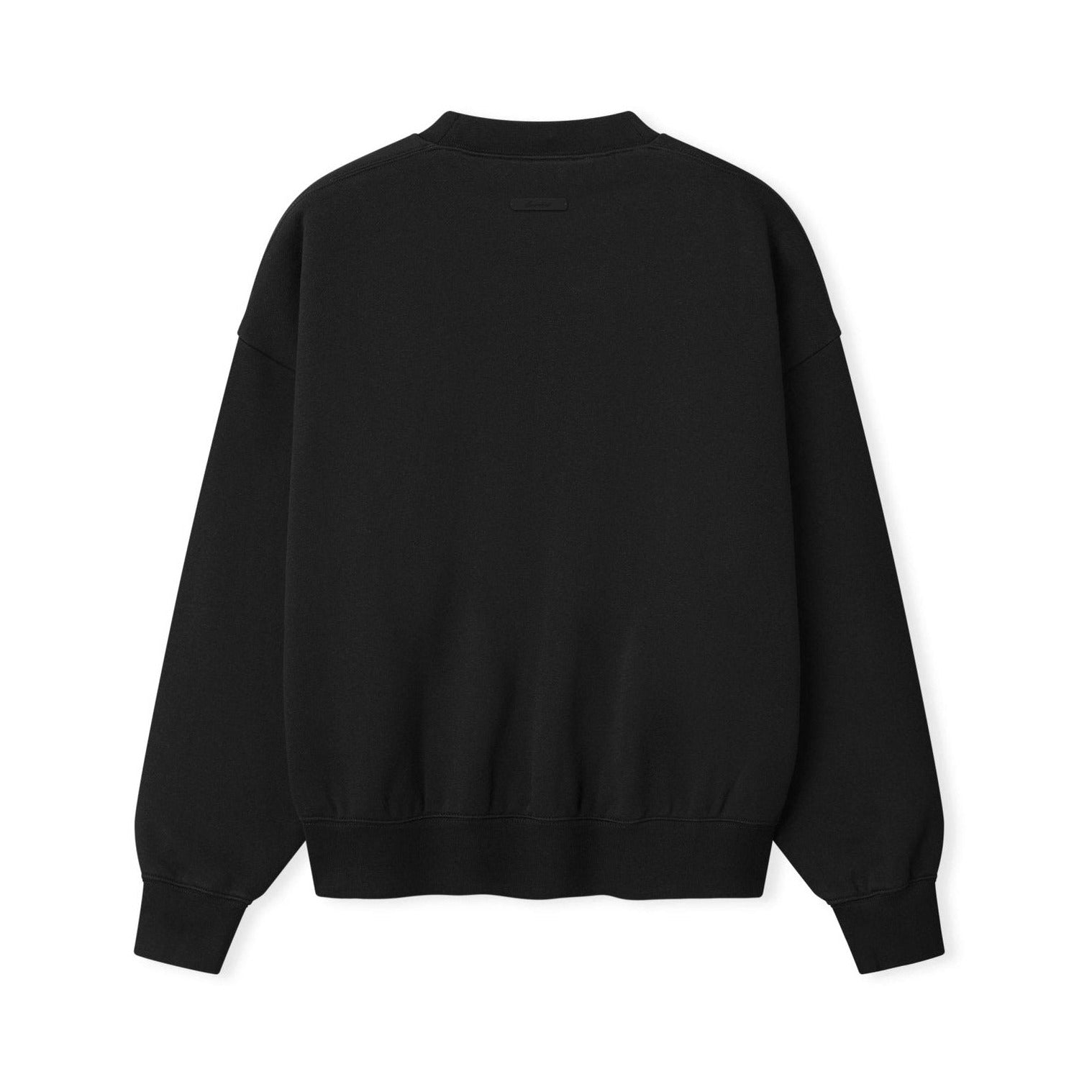 Fear of God Essentials Signature SS26 Classic Crewneck Sweatshirt Vintage Black - Im Your Wardrobe